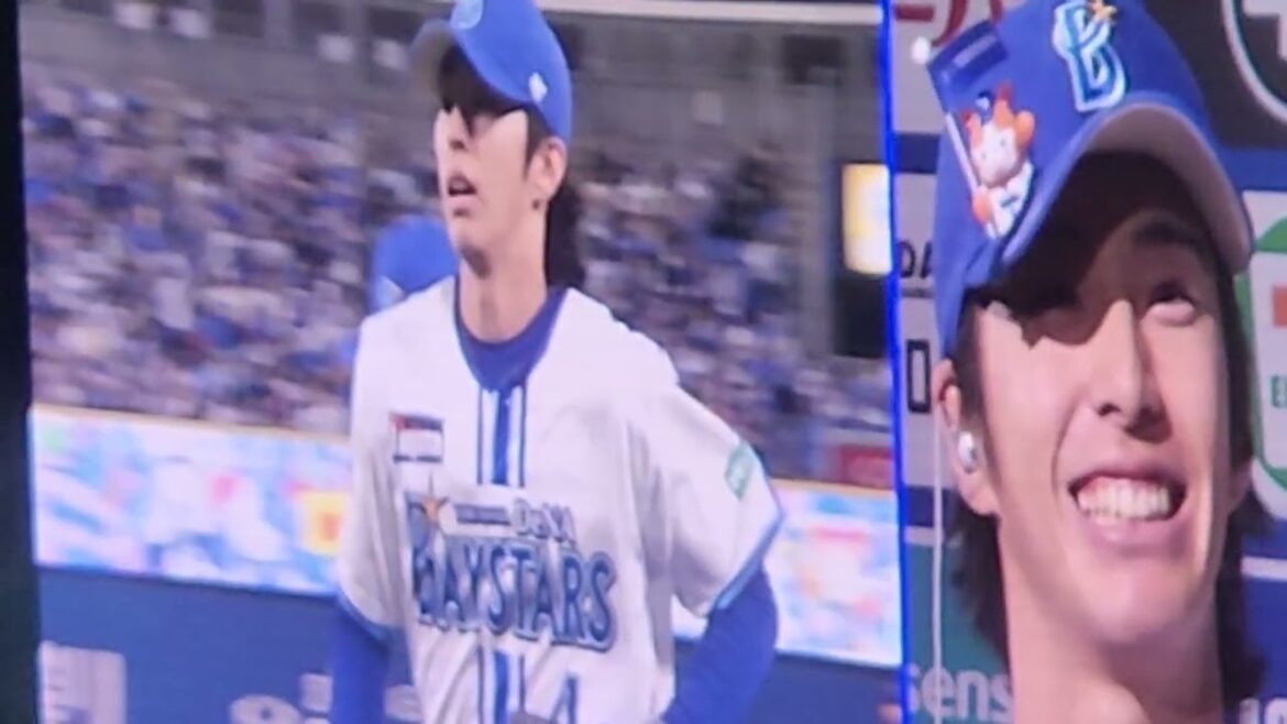 4月12日横浜スタジアム 横浜DeNAベイスターズvs東京ヤクルトスワローズ ヒーローインタビュー 佐野恵太選手 度会隆輝選手 東克樹投手 「最高でぇ〜す！」#ベイスターズ #プロ野球 #2024