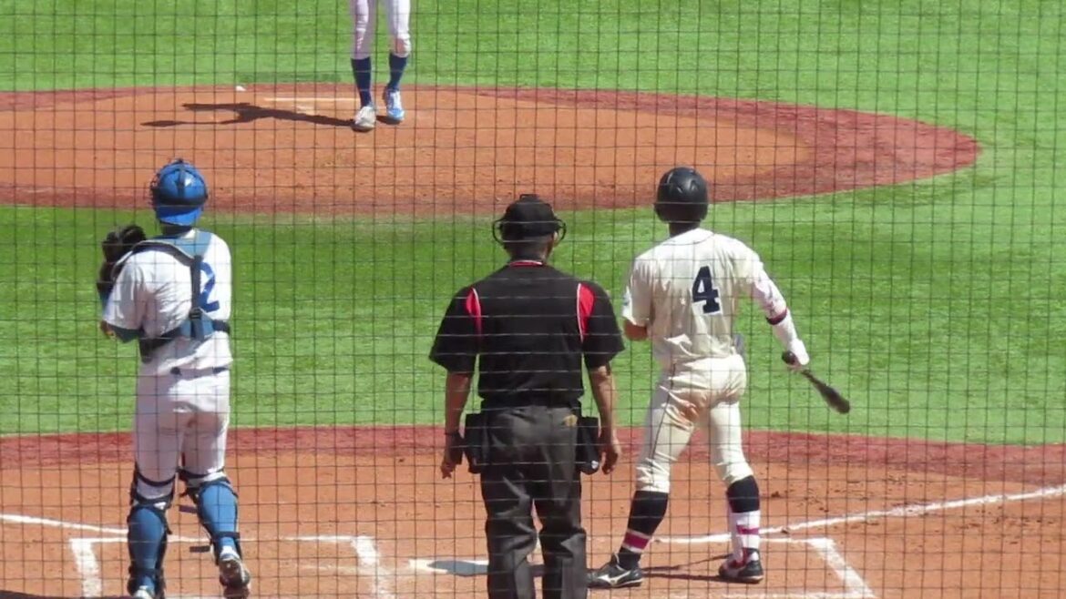 国学院大 神里陸バッティングフォーム＜青山学院大学 対 國學院大学 2024年4月10日＞