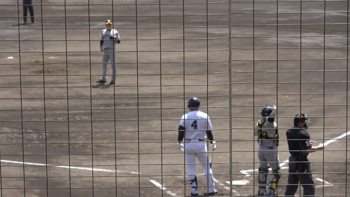 くふうハヤテベンチャーズ 西川僚祐選手 第1打席 センターフライ 2024/4/19 ちゅーるスタジアム VS 阪神タイガース 茨木秀俊投手