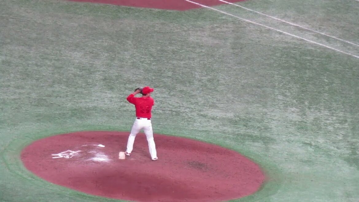 【カープ】塹江敦哉ピッチングフォーム＜読売ジャイアンツ 対 広島カープ 2024年4月13日＞