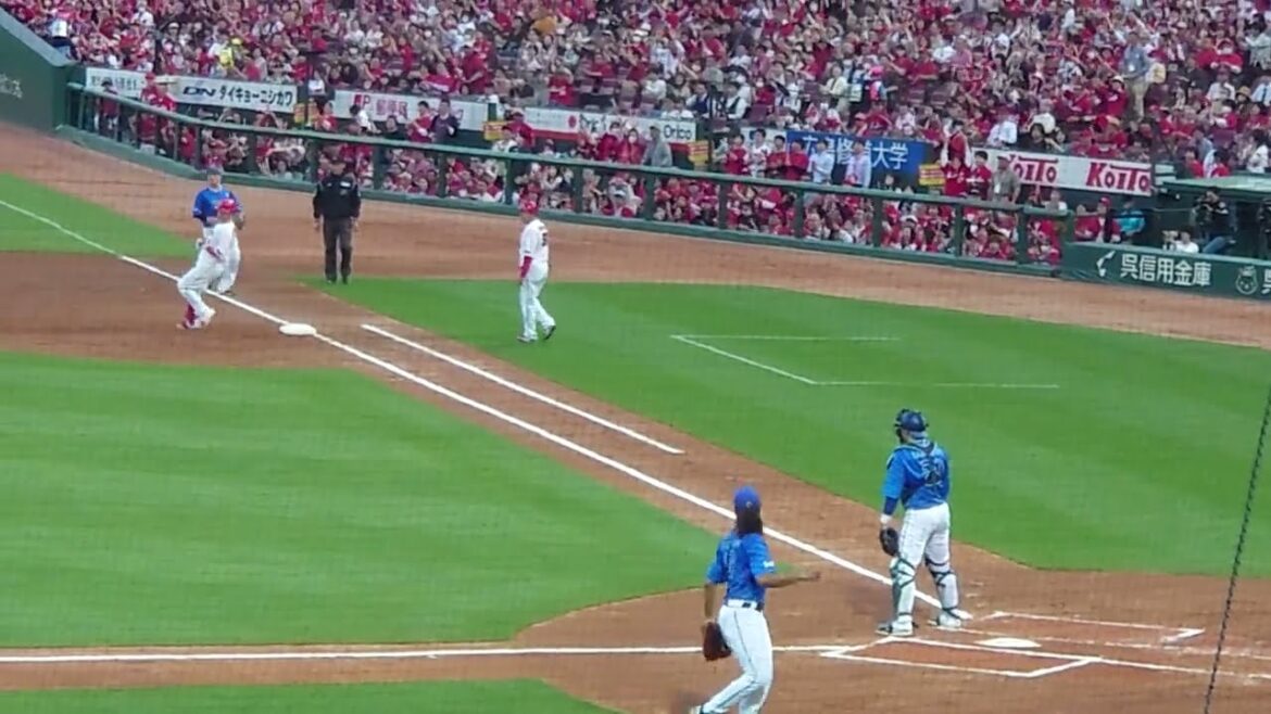 【2024.4.16】坂倉将吾　タイムリーヒット【1回裏】