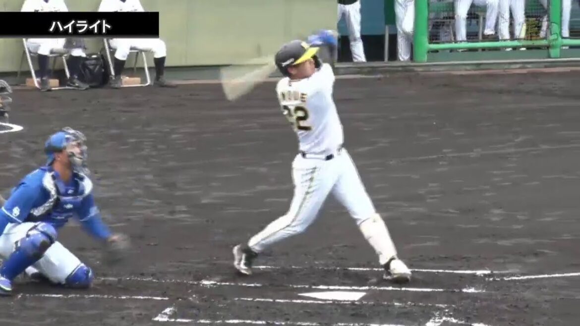 【ハイライト】4/23(火) 神9-7中（鳴尾浜）|井上、1試合2本！中川、渡邉にも本塁打！10安打9得点と猛虎打線爆発！