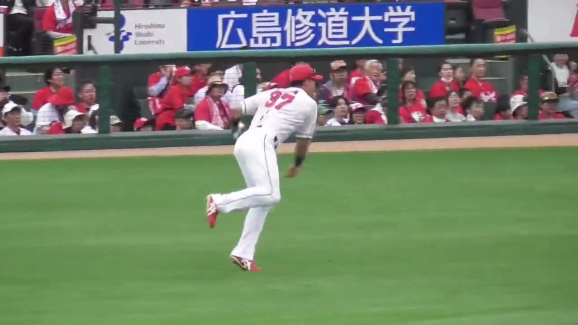 オコエを刺す野間の肩！カメラも追いつけなかった野間峻祥のレーサービームでチャンスを阻止！2024年4月20日