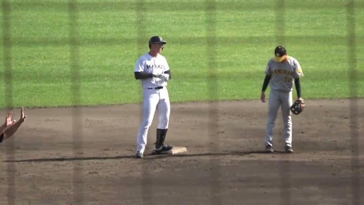 くふうハヤテベンチャーズ 西川僚祐選手 ライトへのツーベースヒット 二塁打 第4打席 VS 阪神タイガース 湯浅京己投手 2024/4/19 ちゅーるスタジアム