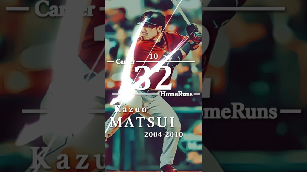 【大谷翔平、日本人最多HR！】歴代日本人野手メジャーリーガー 通算本塁打ランキング トップ１６#shorts