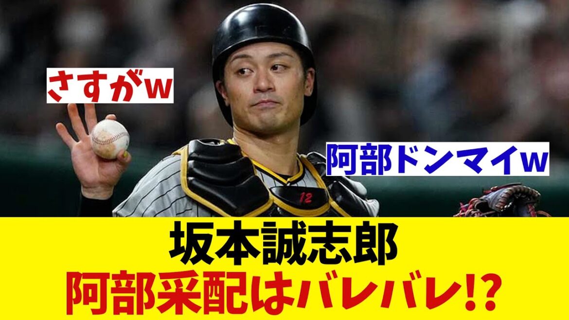 阪神・坂本誠志郎　阿部采配はバレバレ!?【野球情報】【2ch 5ch】【なんJ なんG反応】