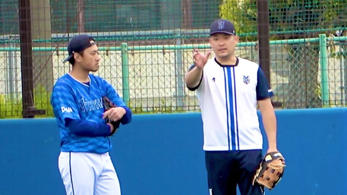 何話してんだろう？？ 筒香嘉智と石田健大の会話 横浜DeNAベイスターズ 2024/4/18