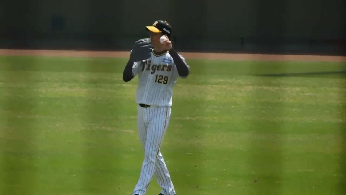 阪神 高橋遥人 復帰登板 試合前キャッチボール