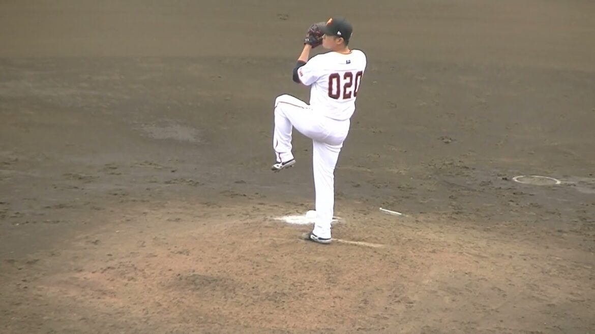 【野球選手フォーム集】ジャイアンツ戸田懐生の投球フォーム（2024年4月18日  読売ジャイアンツ対 日本ハムファイターズ 2軍）