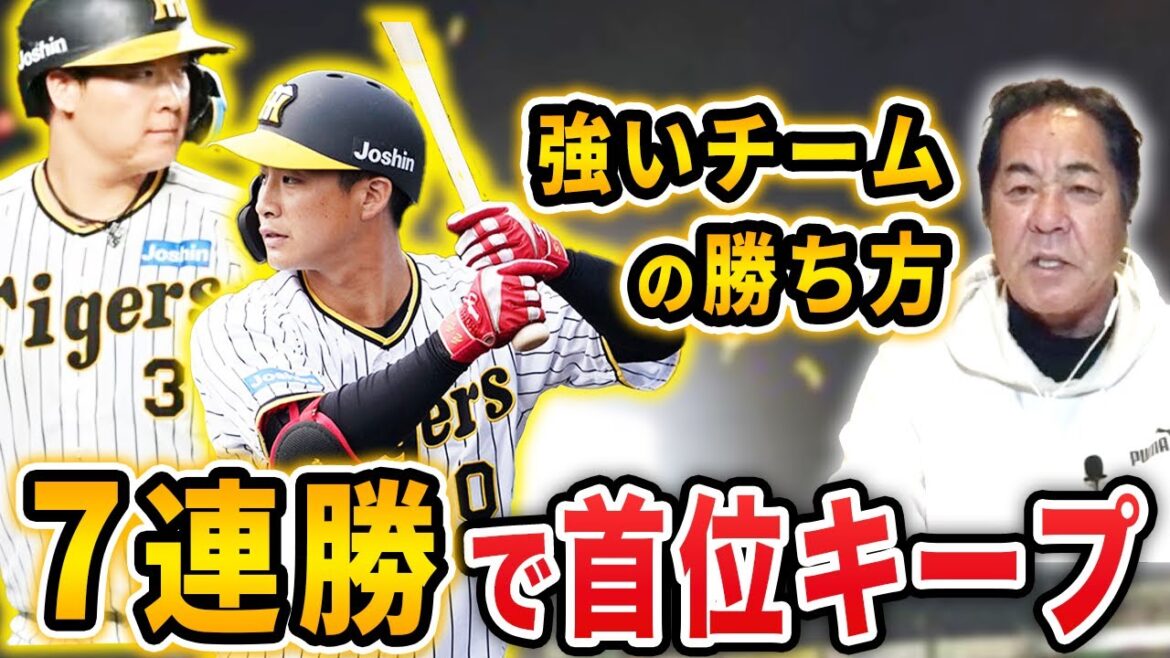 【采配的中？】逆転勝利でついに7連勝！随所に勝負勘が光る岡田采配。最終回に一挙4得点の横浜二連戦を振り返ります【阪神タイガース】