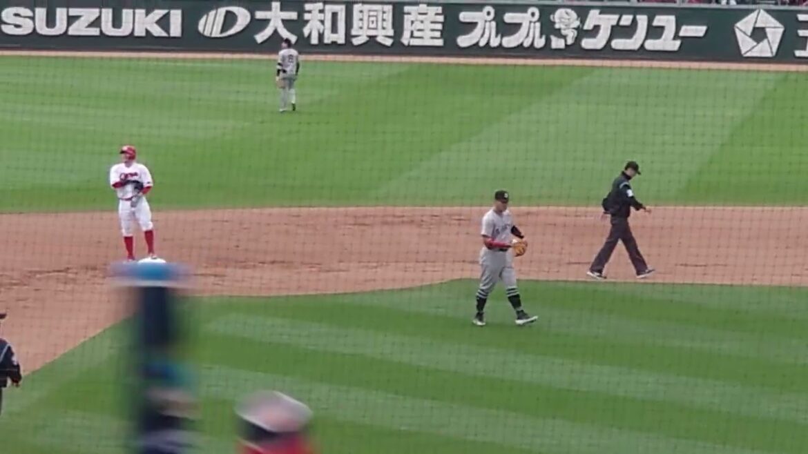 【2024.4.20】會澤翼　追撃の走者一掃タイムリー2ベースヒット！【1回裏】