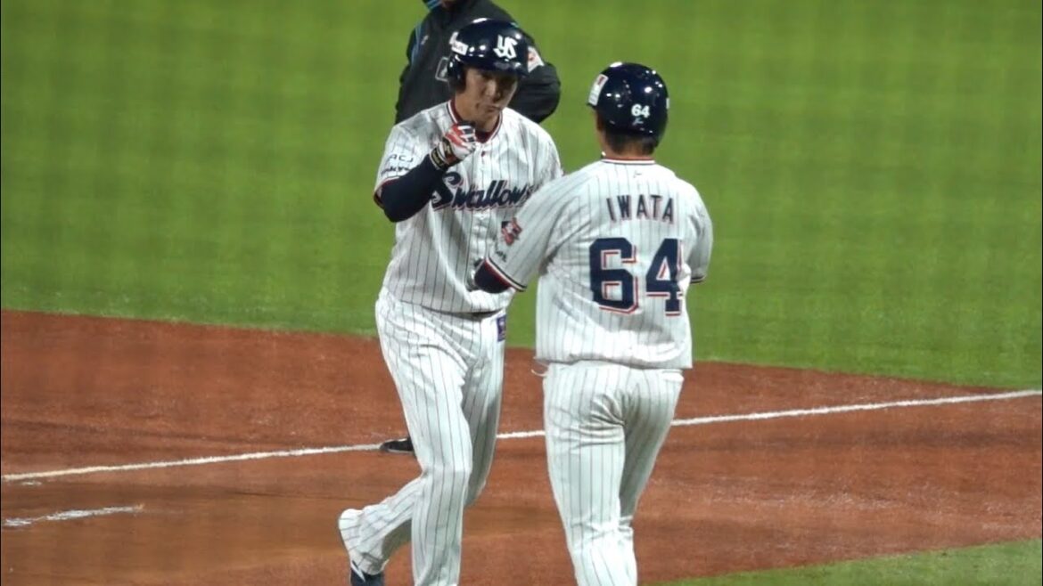 代打の神様！川端慎吾のタイムリーヒットで同点！東京ヤクルトスワローズ 2024/04/25