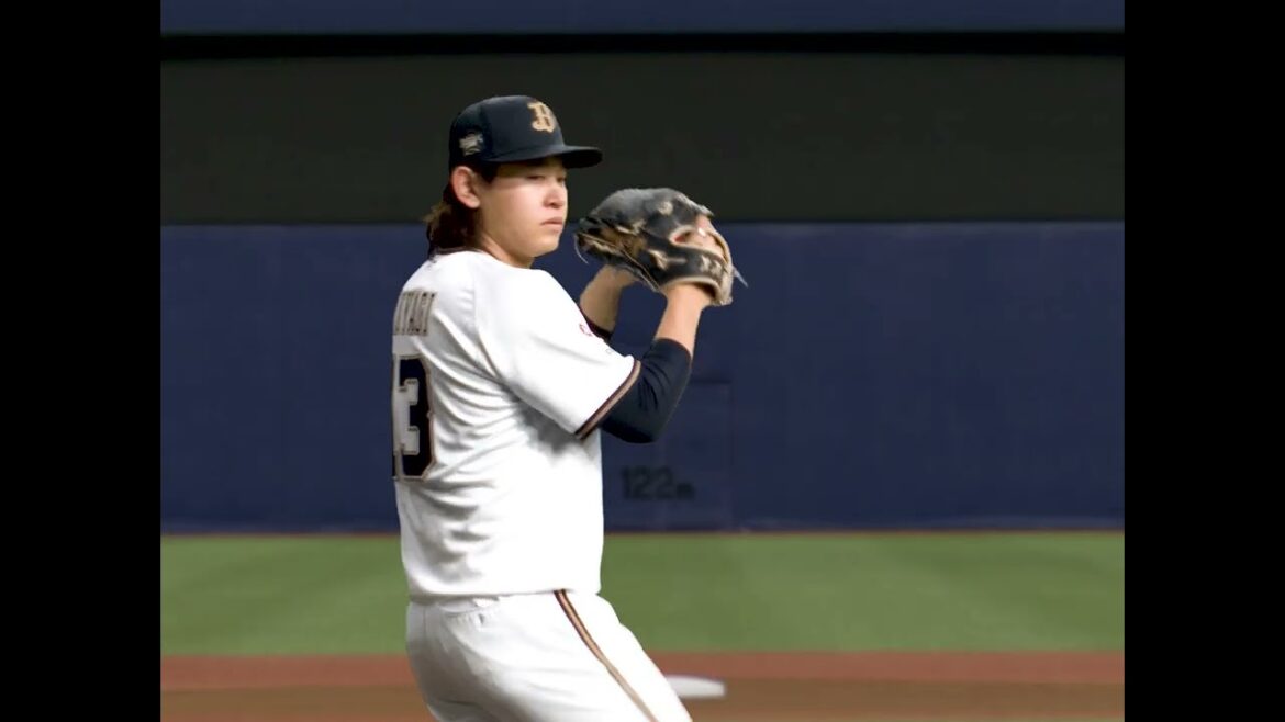 オリックス・バファローズ宮城 大弥投手（キンキクレスコバーチャル映像）