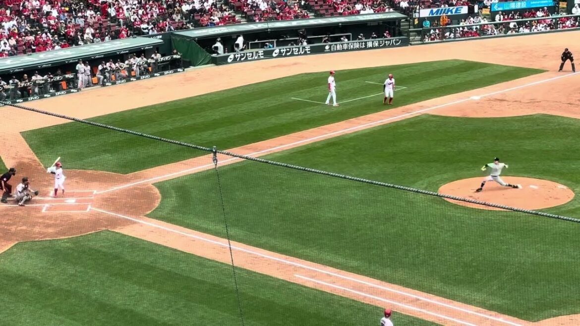 4月20日(土)【広島カープ】vs.読売ジャイアンツ　上本崇司選手の先制タイムリーヒット！