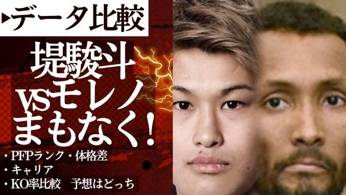 堤駿斗vsアンセルモ・モレノどっちが強い！正反対の2人は好試合となるか？