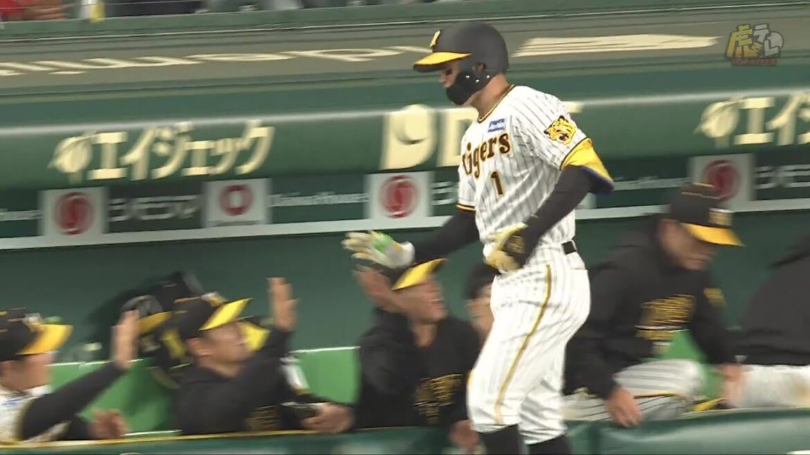 【リーグトップタイ】4回裏、#森下翔太 選手が初球を捉え第5号ソロホームラン！【2024/4/26Ｔ－Ｓ】