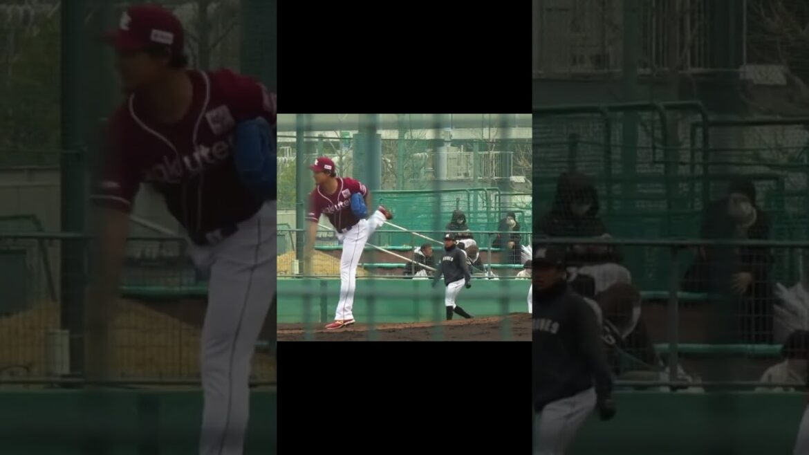 【ゴールデンイーグルス】酒居 知史の投球フォーム2024年3月5日 春季教育リーグロッテ浦和球場 千葉ロッテ対 楽天イーグルス