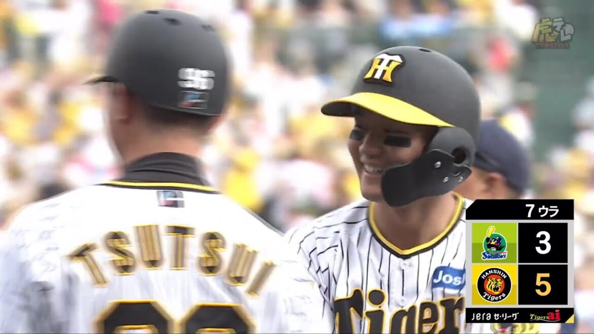 【3試合連続打点】7回裏、#森下翔太 選手のレフト前タイムリーヒットで追加点！【2024/4/27Ｔ－Ｓ】