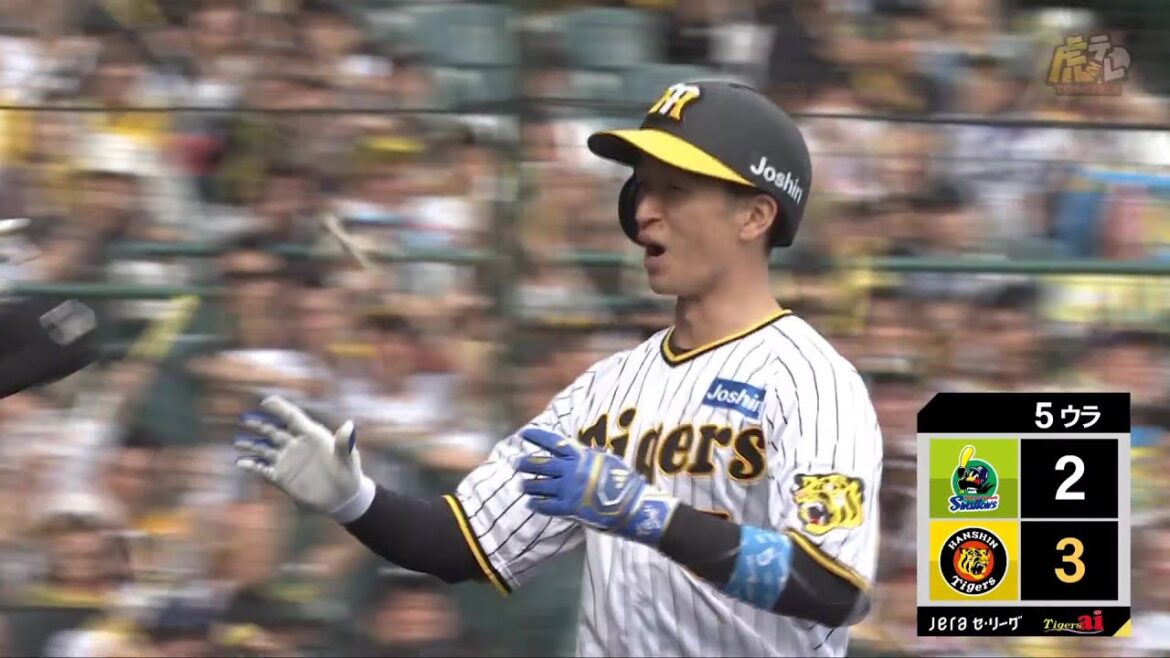 【逆転弾】5回裏、#近本光司 選手がライトスタンドに第3号ツーランホームランを叩き込む！！【2024/4/27Ｔ－Ｓ】