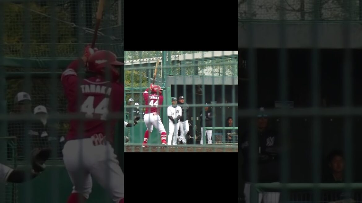 【ゴールデンイーグルス】田中 貴也の打撃フォーム2024年3月5日 春季教育リーグロッテ浦和球場 千葉ロッテ対 楽天イーグルス