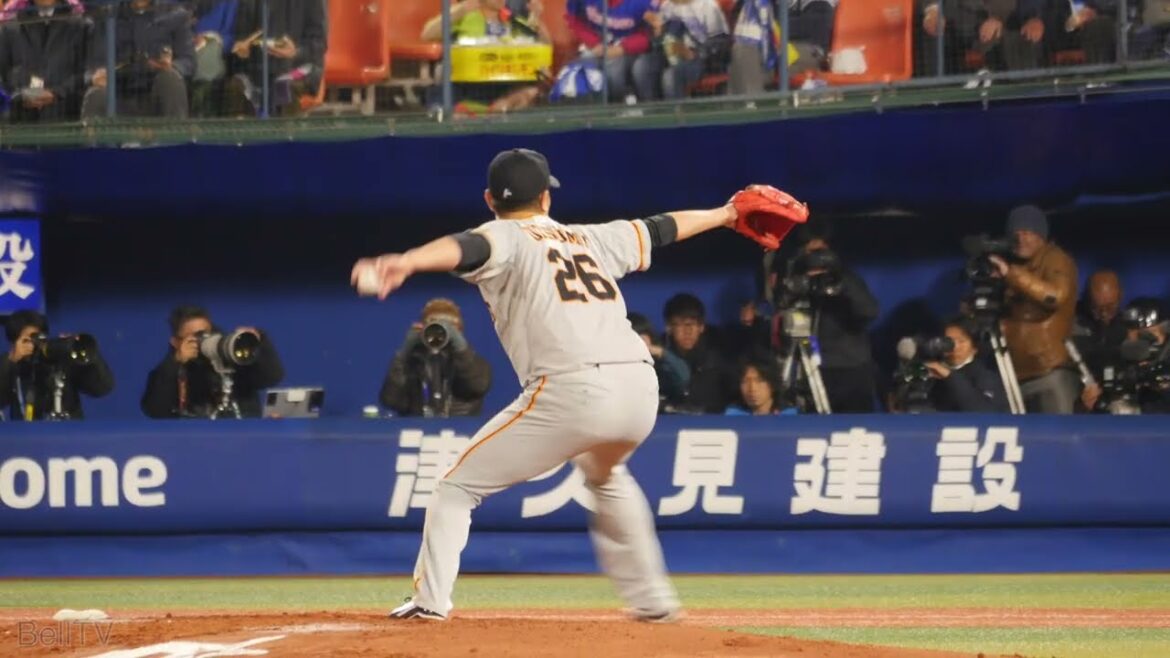 読売ジャイアンツ 内海哲也 投球フォーム（セットポジション）