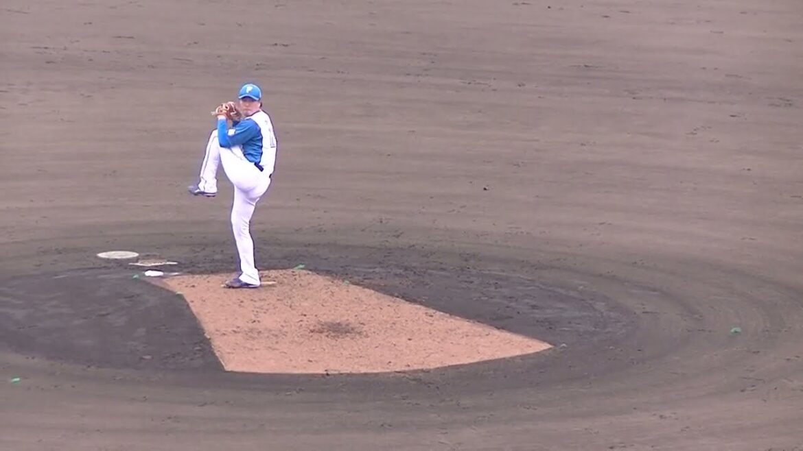 【野球選手フォーム集】齊藤 伸治の投球フォーム（2024年4月23日 日本ハムファイターズ対 横浜DeNAベイスターズ 2軍）