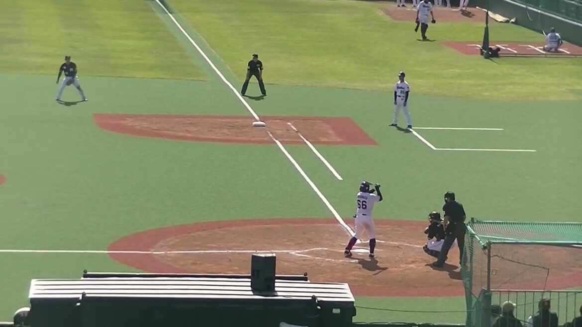 三ツ俣大樹を抑える秋山正雲【ヤクルトスワローズ対 千葉ロッテマリーンズ イースタン2024年4月19日】