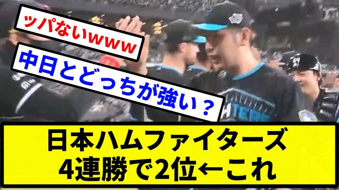 【なんか強くね?】日本ハムファイターズ4連勝で2位wwwwwwwwww【プロ野球反応集】【2chスレ】【1分動画】【5chスレ】 【なんか強くね?】日本ハムファイターズ4連勝で2位wwwwwwwwww【プロ野球反応集】【2chスレ】【1分動画】【5chスレ】