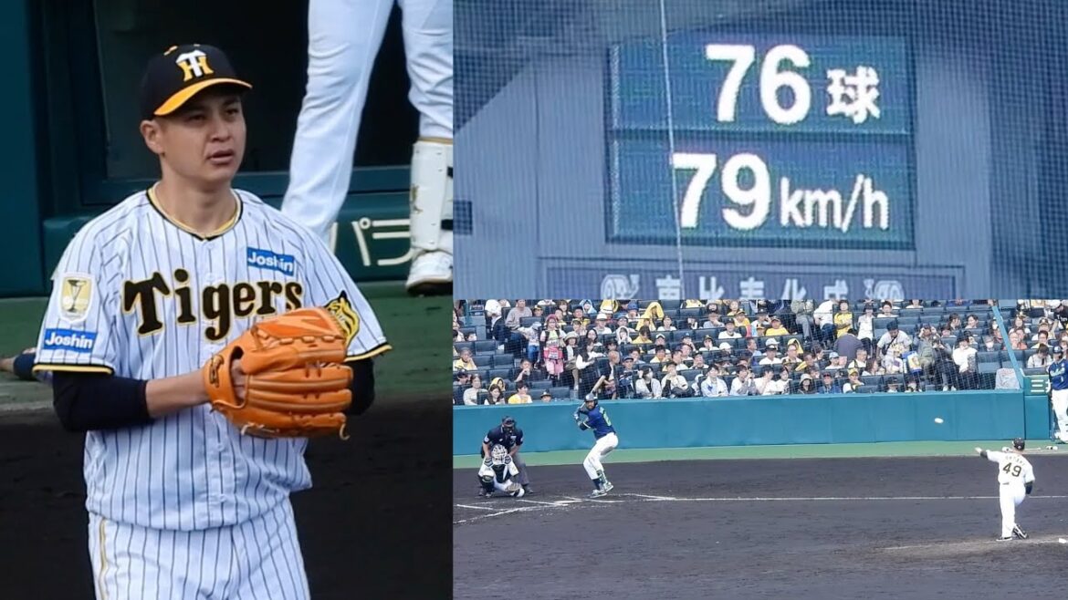 【遊び心たっぷり】甲子園どよめき！79キロの超スローボールを投げた大竹耕太郎 2024.4.27