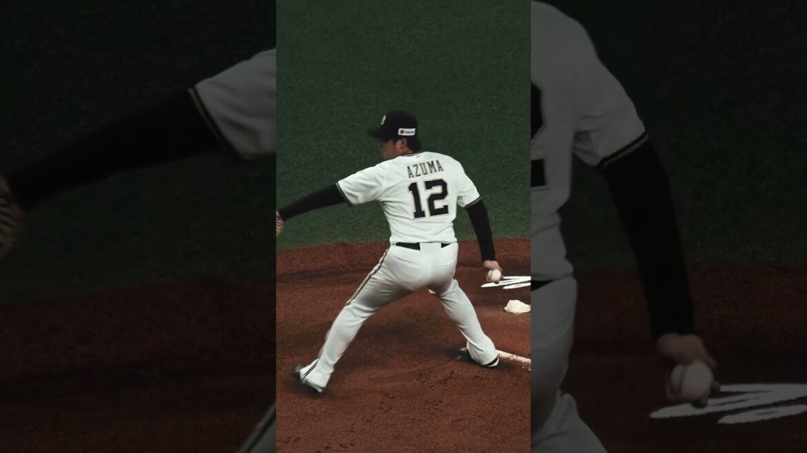 投球練習中の東投手 #東晃平 #オリックス Bs2024