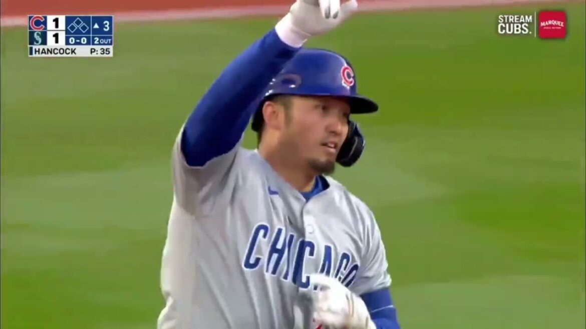 鈴木誠也が第3号ホームラン 貴重な勝ち越し本塁打！