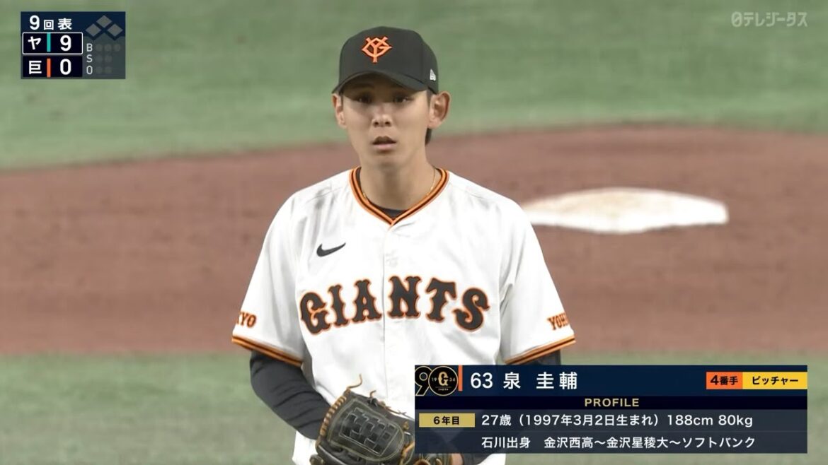 【地元に誓う活躍】泉圭輔 1回２奪三振無失点の圧巻ピッチング!!