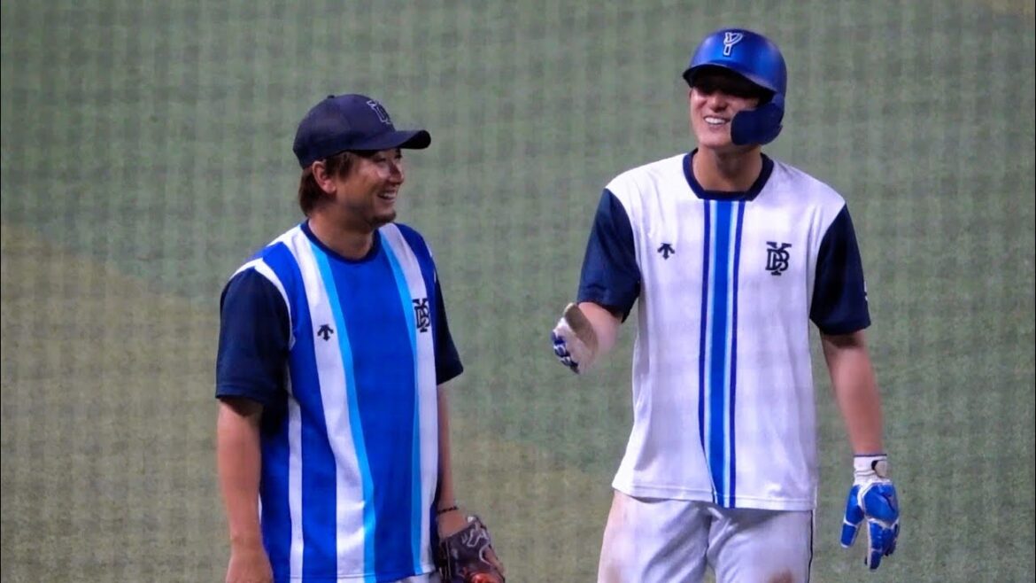 三嶋一輝合流！松尾汐恩と談笑するシーンも！活躍期待してます！2024/04/29 横浜DeNAベイスターズ