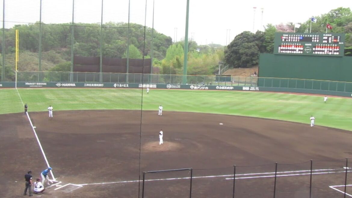 2アウトからヒットを放つ清水優心＜読売ジャイアンツ 対 日本ハムファイターズ 2024年4月18日＞