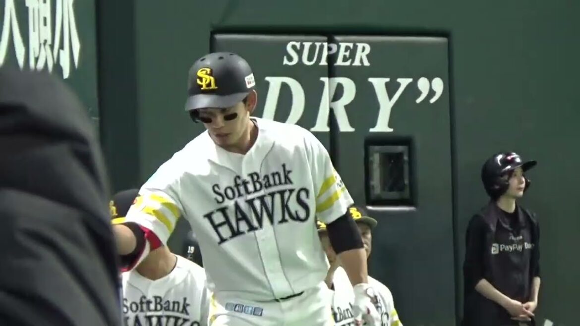 2024/3/22オープン戦カープ戦 栗原陵矢選手ホームラン