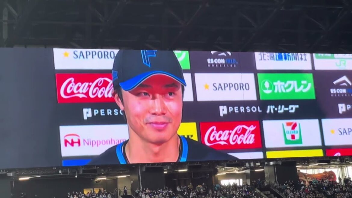 中島卓也ヒーローインタビュー、今季初スタメンで大活躍ファンも大喜びの瞬間！エスコンフィールド北海道日本ハムファイターズ対ロッテ