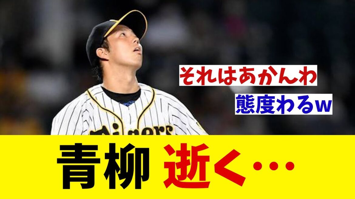 阪神・青柳晃洋　逝く・・・【野球情報】【2ch 5ch】【なんJ なんG反応】