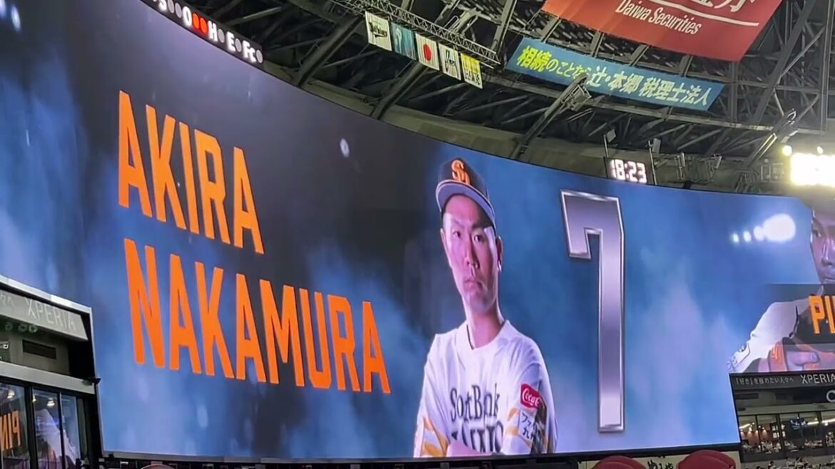 登場曲で球場が盛り上がる代打中村晃