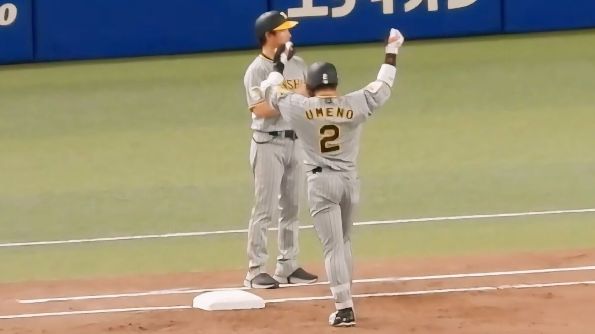 【打順大改革】2番・梅野隆太郎、期待に応える同点タイムリーヒット！  2024.4.14