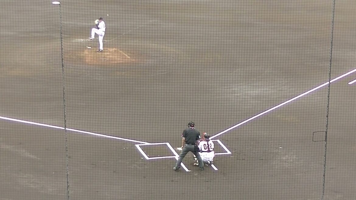 ジャイアンツ育成 木下幹也の投球練習（読売ジャイアンツ対HONDA2024年4月27日 練習試合）