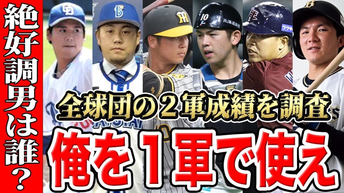 【救世主】すぐこの選手を1軍に昇格せよ!2軍で無双してる選手を徹底調査SP【12球団】 【救世主】すぐこの選手を1軍に昇格せよ!2軍で無双してる選手を徹底調査SP【12球団】