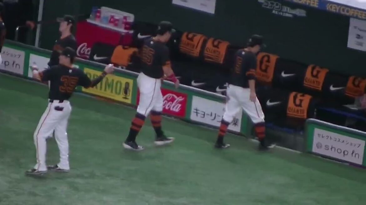 會澤翼チャンスでショートゴロ 門脇誠が6ｰ6ｰ3のダブルプレー【 読売ジャイアンツ対 広島カープ2024年4月13日】