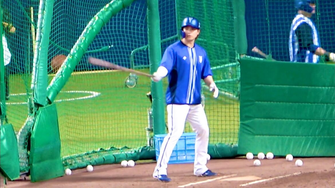 一軍合流した神里和毅のバッティング練習 横浜DeNAベイスターズ 2024/4/29