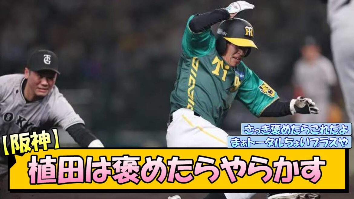 【阪神】植田は褒めたらやらかす【なんJ 反応 まとめ】