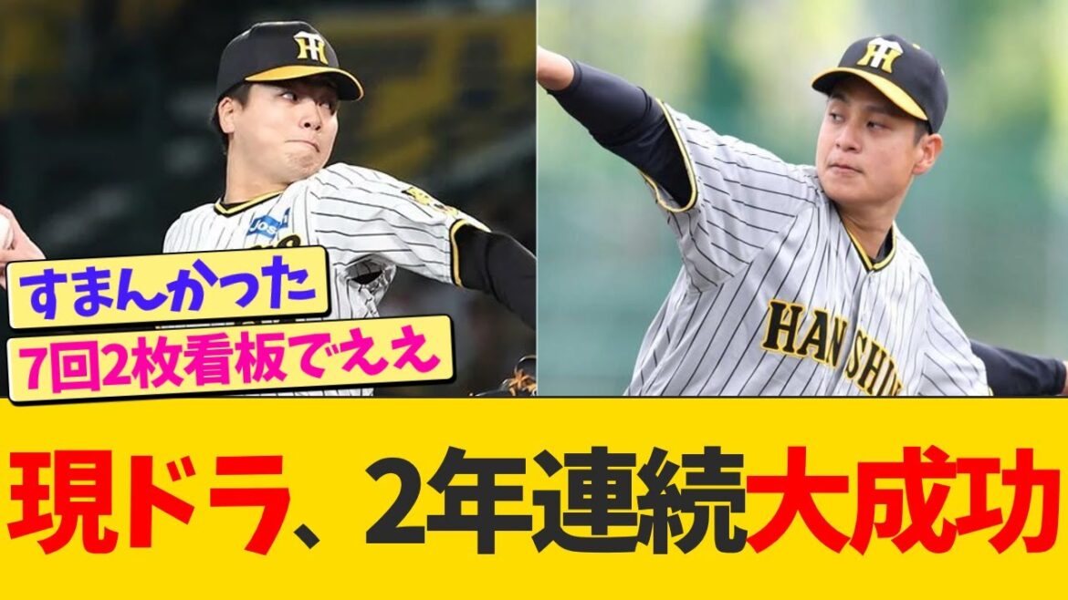 阪神、現役ドラフト2年連続で成功させるwww【なんJ プロ野球反応】