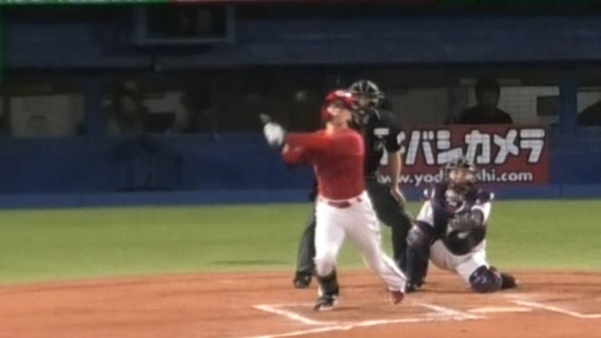 カープ 宇草孔基、決勝2号2ランホームラン 2024/4/23