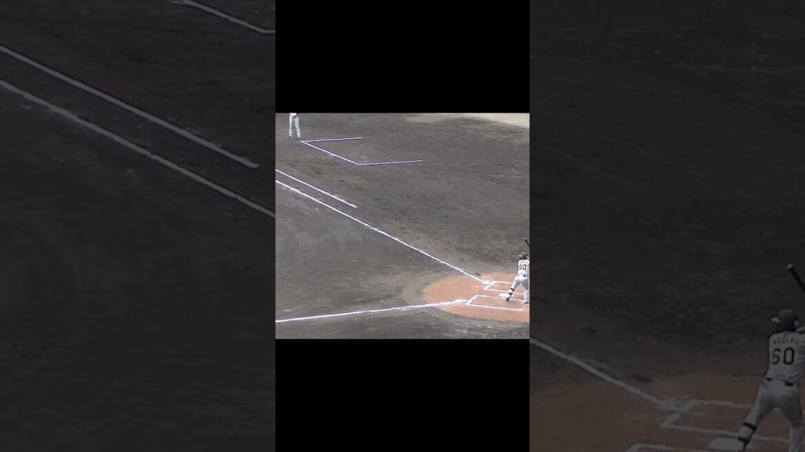 巨人 湯浅大のサード守備が上手い！小野寺暖のレフトへ抜けようかという当たり見事なプレー【オープン戦 読売ジャイアンツ対 阪神タイガース2024年2月23日】