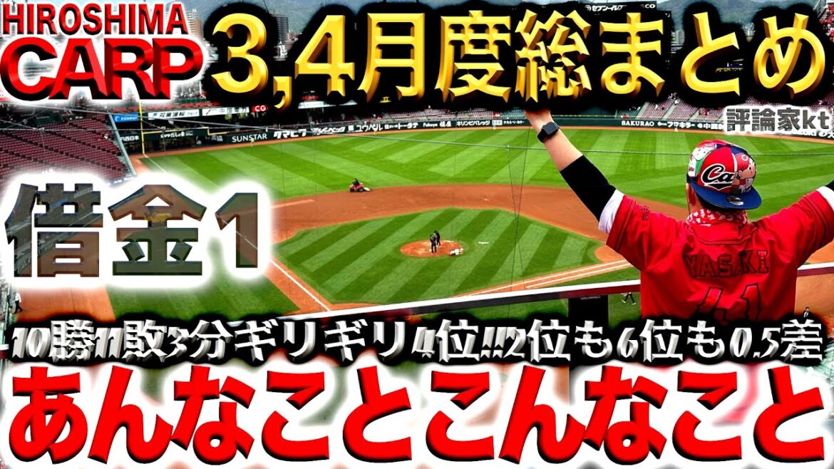 いいのか悪いのか【広島カープ】開幕1ヶ月!(2024/05/02) いいのか悪いのか【広島カープ】開幕1ヶ月!(2024/05/02)
