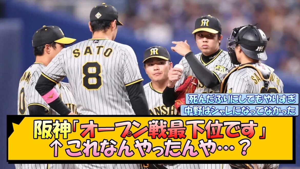 阪神「オープン戦最下位です」←これなんやったんや...？【なんJ/2ch/5ch/ネット 反応 まとめ/阪神タイガース/岡田監督】