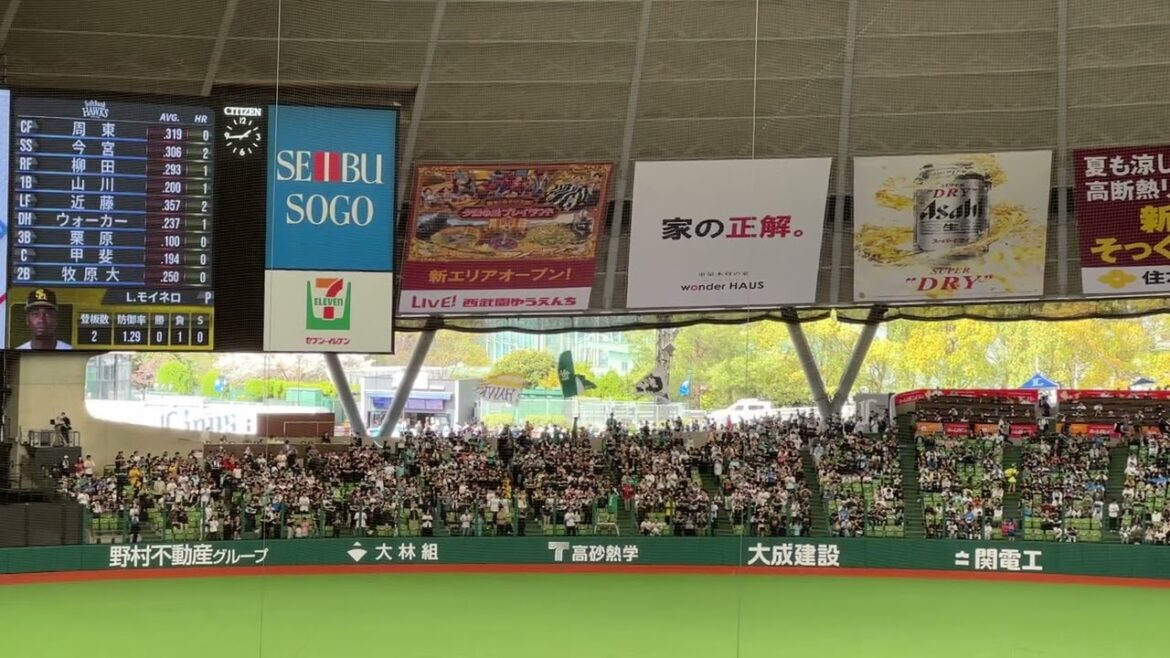 今日は何事も起こらない、ホークス試合前応援歌メドレー【西武vsソフトバンク】2024/4/13